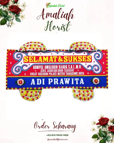 Papan Bunga Ucapan Selamat Trangsan